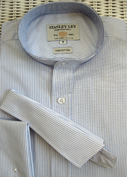 Pale Blue Pinstripe